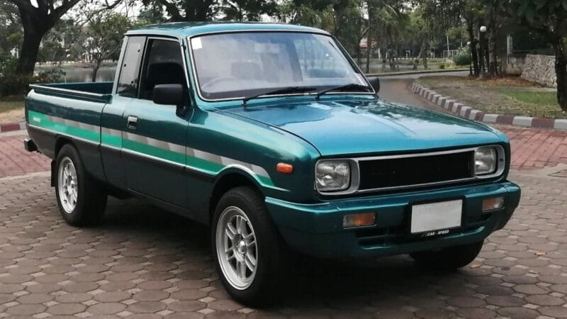 Green Mazda B-Series Truck